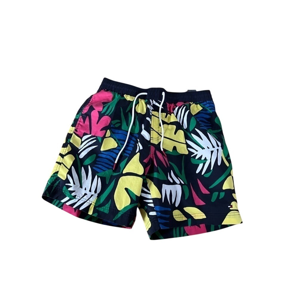 Tommy Hilfiger tropical colorful swim trunks